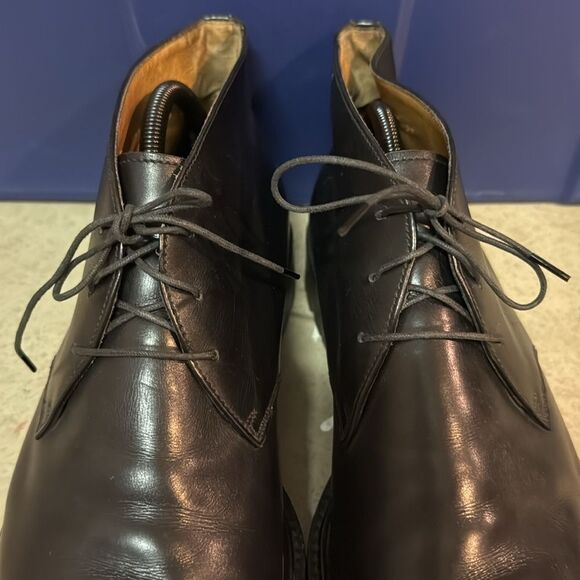 Giorgio Armani Leather Chelsea Ankle Boots Size‎ 10 B67 main image 11